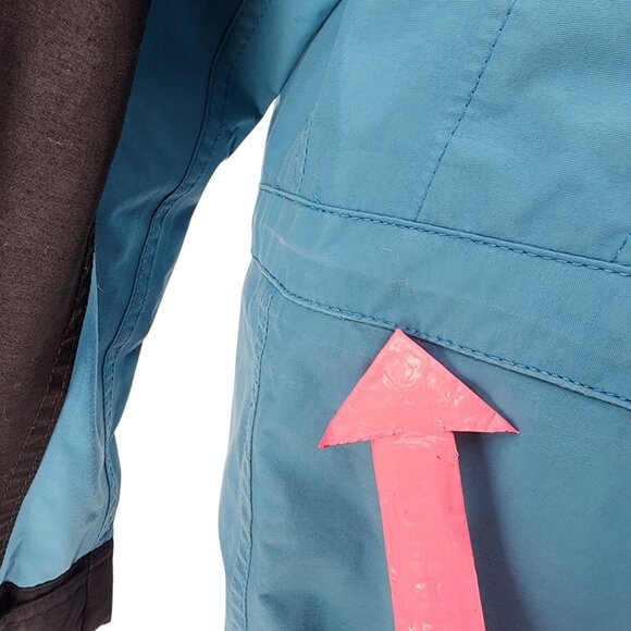 Vintage The North Face Mens Large Jacket Gore-Tex Mountain Hooded Zipper Blue - Picture 7 of 15